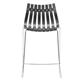 Beaufort Black and Silver Counter Height Stool Set of 2