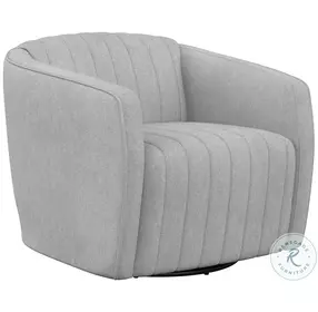 Thornton Liv Dove Swivel Lounge Chair