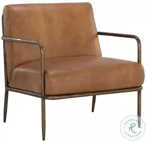Corvin Tan Lounge Chair