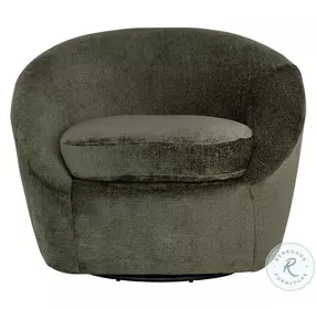 Bliss Bergen Olive Swivel Lounge Chair