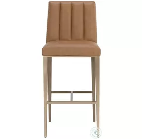 Wilbur Milliken Cognac Bar Stool