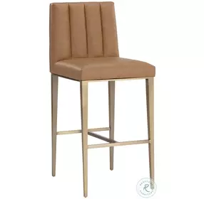 Hadwin Milliken Cognac Bar Stool