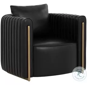 Alix Cantina Black Lounge Chair From Home Gallery Stores | Home