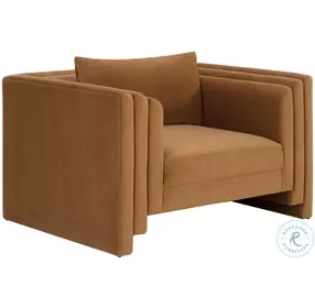 Kira Meg Gold Arm Chair