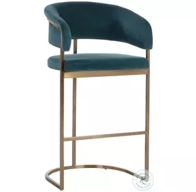 Rosmere Danny Teal Bar Stool