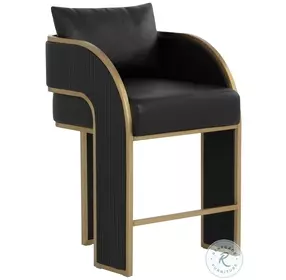 Baz Napa Black Counter Height Stool