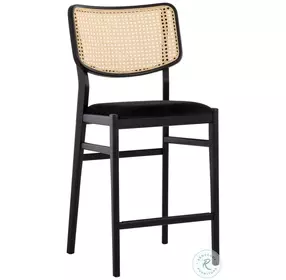 Annex Abbington Black Counter Height Stool