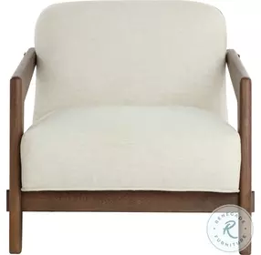 Bosco Geralt Linen Lounge Chair