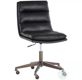 Emerson Bravo Black Adjustable Height Office Chair