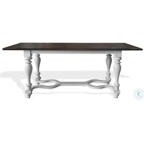 Hearthwood Haven White 84" Extendable Rectangular Counter Height Dining Table