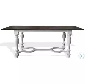 Hearthwood Haven White 84" Extendable Rectangular Counter Height Dining Table