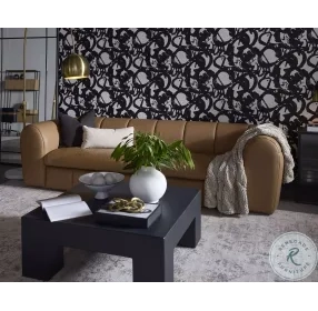 Cyril Lucia Cognac Leather Sofa