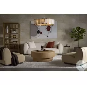 Mattior Santa Cruz Oatmeal Living Room Set