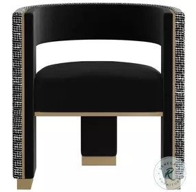 Adamina Abbington Black Dining Arm Chair
