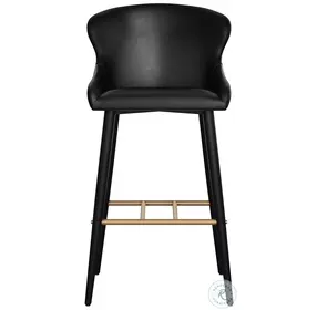 Evora Bravo Black Bar Stool