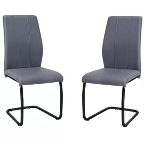 1124 Grey Dining Chair Set Of 2