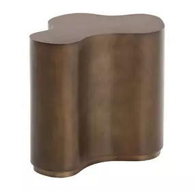 Aurora Antique Bronze Freeform Small Side Table