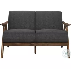 Damala Dark Gray Loveseat