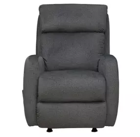 Primo Charcoal Rocker Power Recliner with Power Headrest and USB Charging
