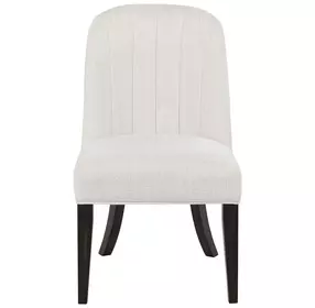 Leandro Cream Performance Fabric Upholstered Side Chair Set of 2