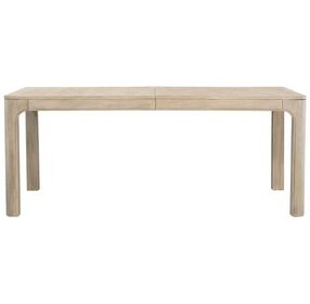 Solano Weathered Mango 90" Extendable Rectangular Dining Table