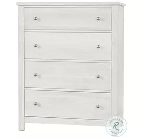 Fundamentals White 4 Drawer Chest
