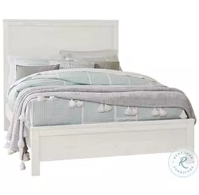 Fundamentals White Full Panel Bed