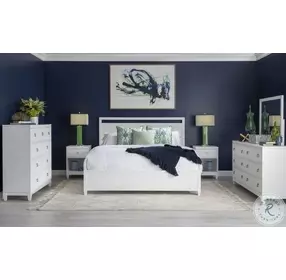Summerland Pure White Panel Bedroom Set