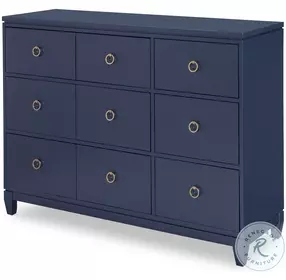 Summerland Inkwell Blue Small Dresser