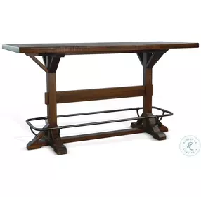 Havenstead Dark Brown Rectangular Pub Table