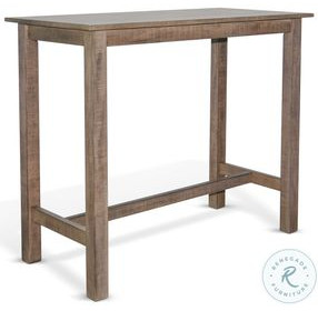 Seabright Natural Rectangular Pub Table
