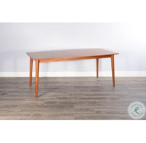 Cinnamon Mindi Medium Brown 72" Rectangular Dining Table