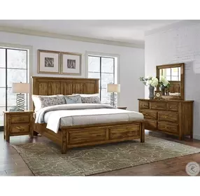 Maple Road Antique Amish Mansion Storage Bedroom Set