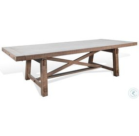 Crosshaven Natural 140" Extendable Rectangular Dining Table