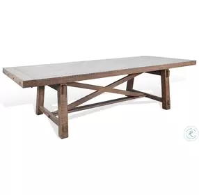 Crosshaven Natural 140" Extendable Rectangular Dining Table