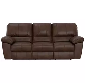 Stetson Walnut 91" Lay Flat Reclining Sofa