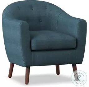 Lucille Blue Accent Chair
