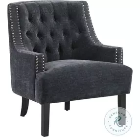 Charisma Black Accent Chair