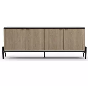 Madera Chocolate Koto Matte and Modern Walnut 4 Door Sideboard