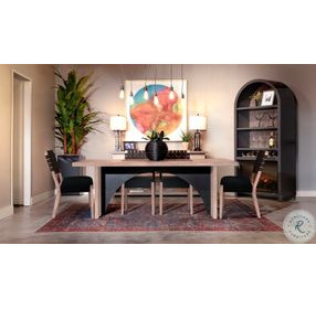 Ember Grace Brown Arch Rectangular Dining Room Set