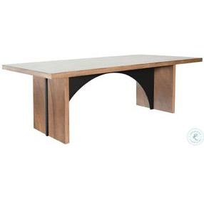 Ember Grace Brown 84" Rectangular Dining Table