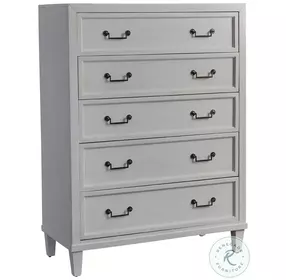 Dunescape White 5 Drawer Chest