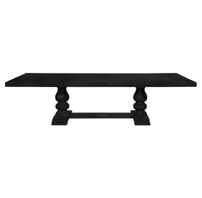 Phelps Antique Noir Extendable Dining Table