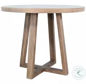 Golden Hearth Natural Mia 32" Round Bar Table