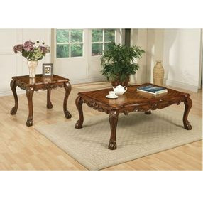 Dresden Cherry Oak Occassional Table Set