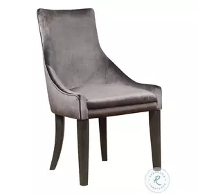 Phelps Gray Velvet Dining Chair Set Of 2