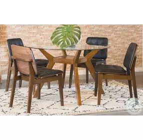 Paxton Nutmeg 48" Round Dining Room Set