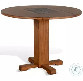 Golden Hearth Beige 40" Round Dining Table