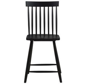 Andrews Black Counter Height Stool Set of 2