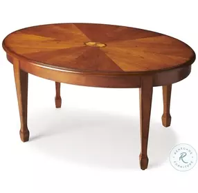 Clayton Cherry Olive Ash Burl Cocktail Table